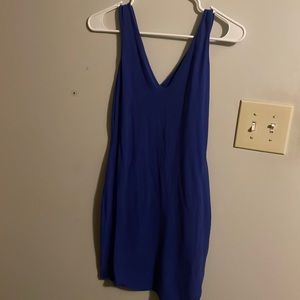 Blue mini dress bought for 4th of july party worn a few times
